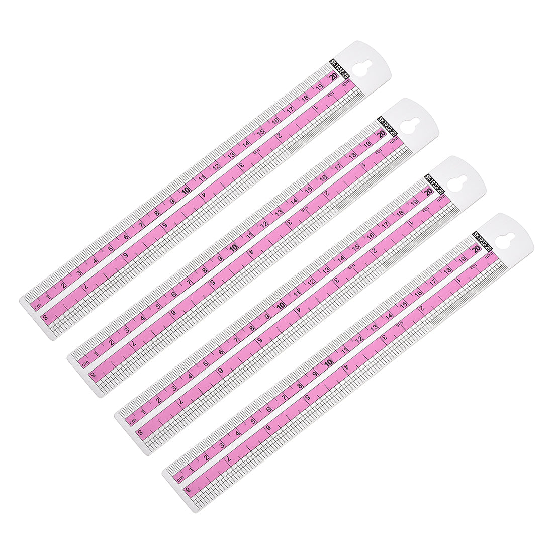 Harfington Aluminum Rulers Precision Straight Edge Metal Ruler Metric and Imperial Rulers