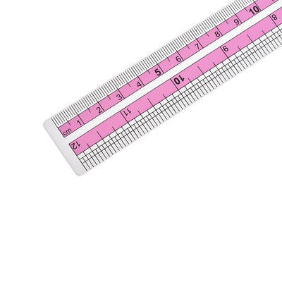 Harfington Aluminum Rulers Precision Straight Edge Metal Ruler Metric and Imperial Rulers