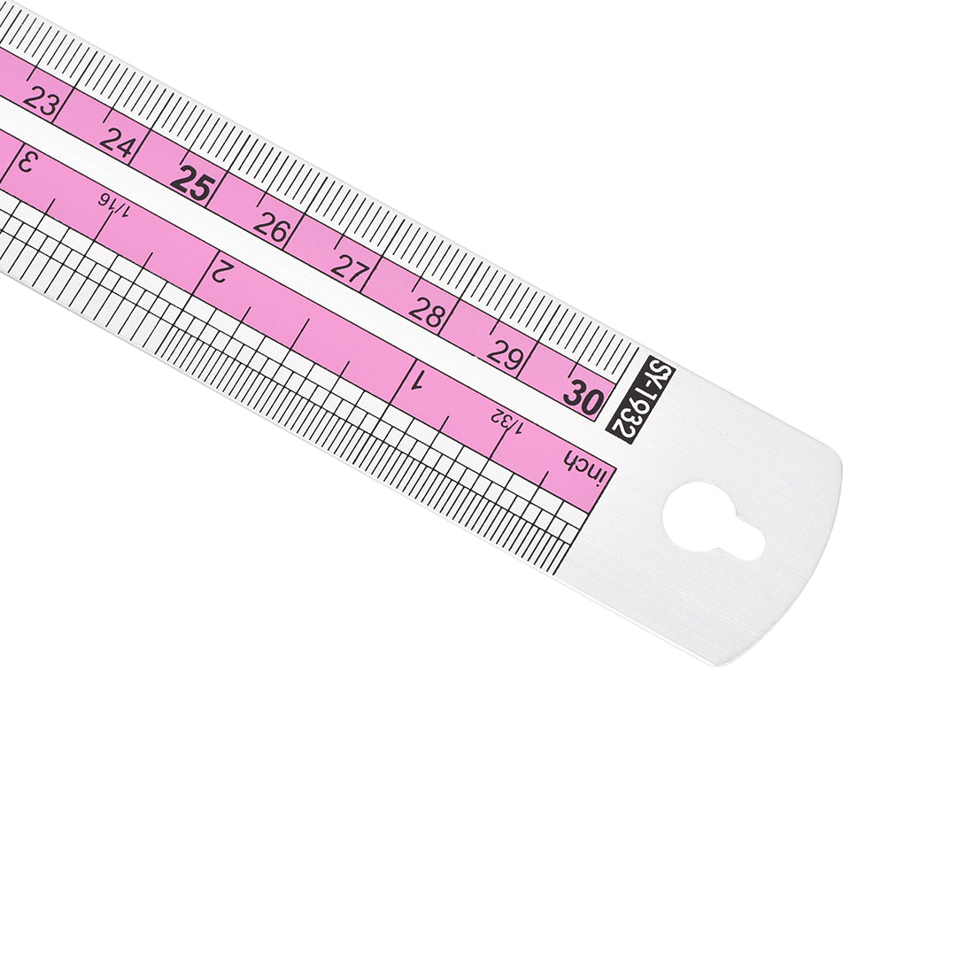 Harfington Aluminum Rulers Precision Straight Edge Metal Ruler Metric and Imperial Rulers