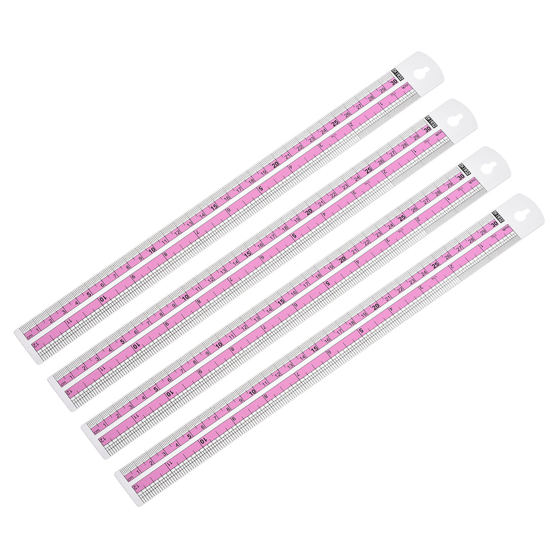 Harfington Aluminum Rulers Precision Straight Edge Metal Ruler Metric and Imperial Rulers