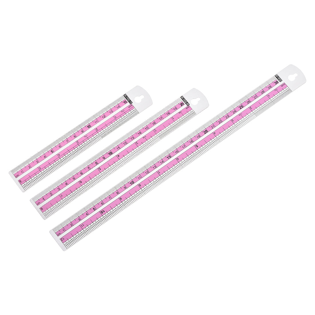 Harfington Aluminum Ruler Set Straight Rulers
