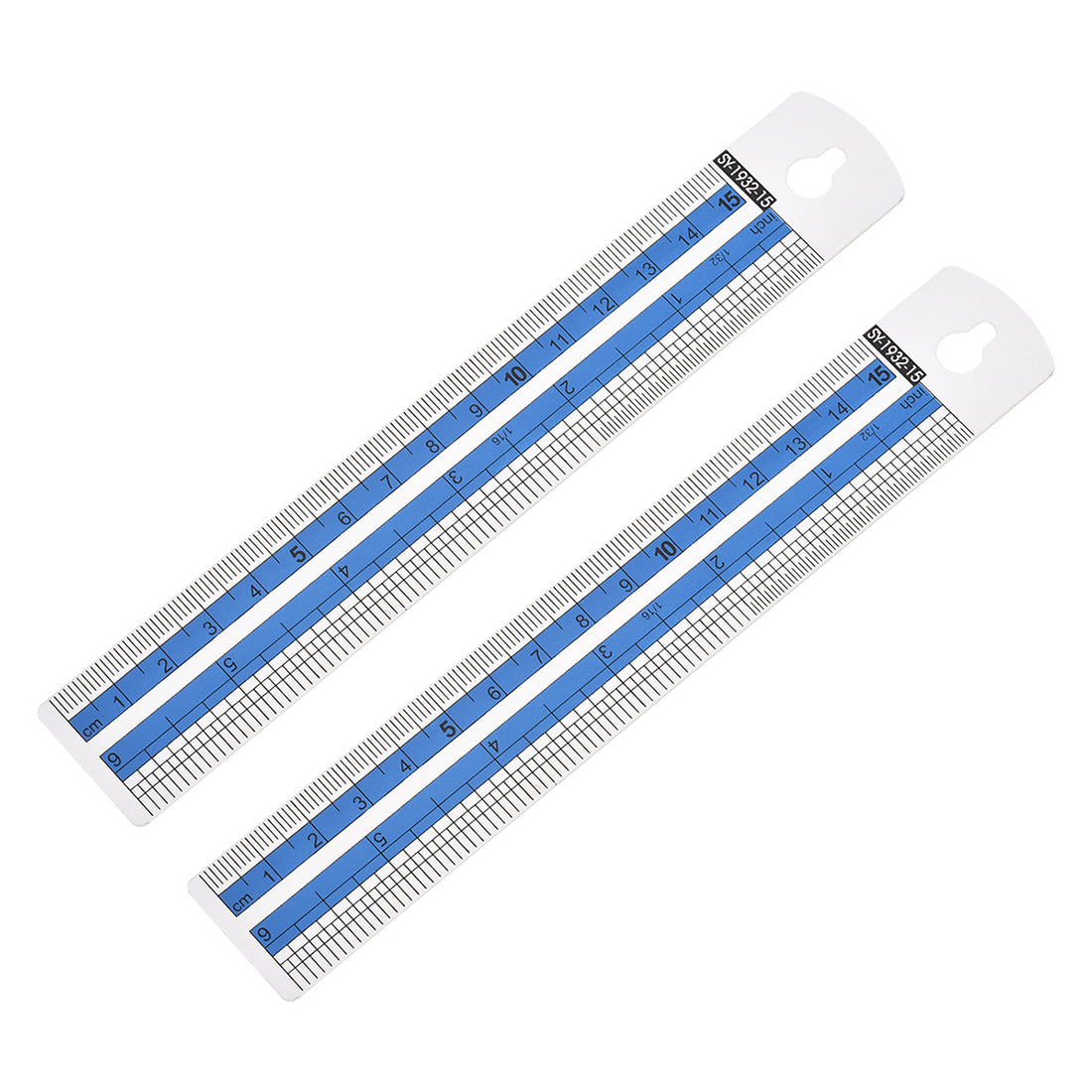 Harfington Aluminum Rulers Precision Straight Edge Metal Ruler Metric and Imperial Ruler