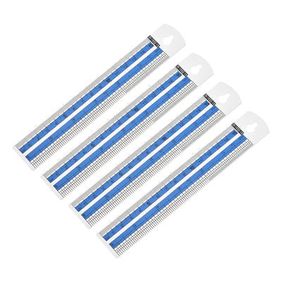 Harfington Aluminum Rulers Precision Straight Edge Metal Ruler Metric and Imperial Rulers