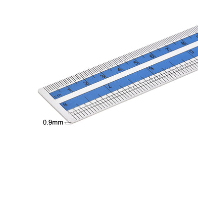 Harfington Aluminum Rulers Precision Straight Edge Metal Ruler Metric and Imperial Ruler