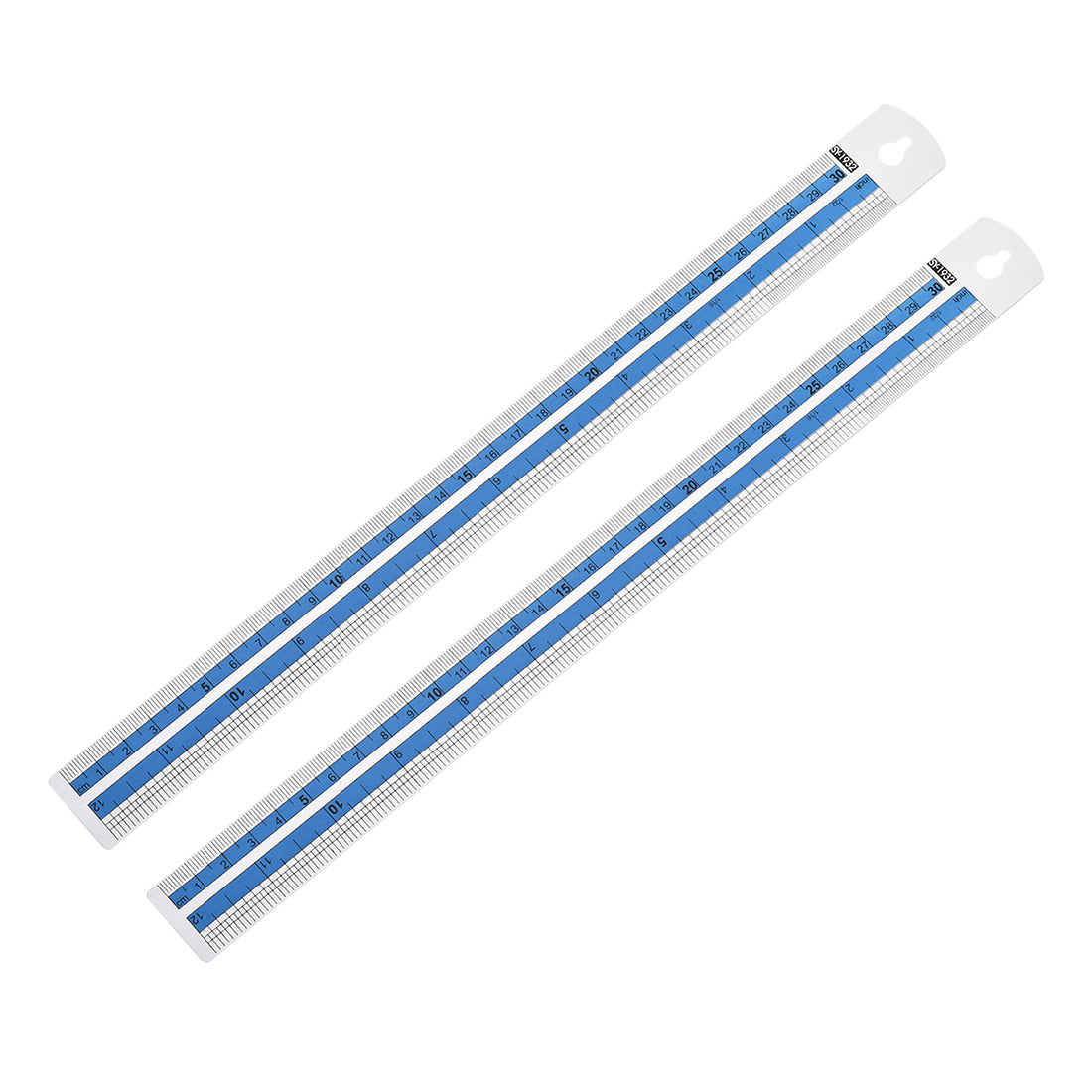 Harfington Aluminum Rulers Precision Straight Edge Metal Ruler Metric and Imperial Ruler