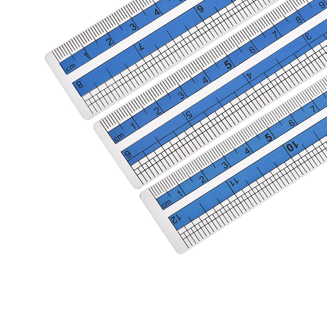 Harfington Aluminum Ruler Set Straight Rulers