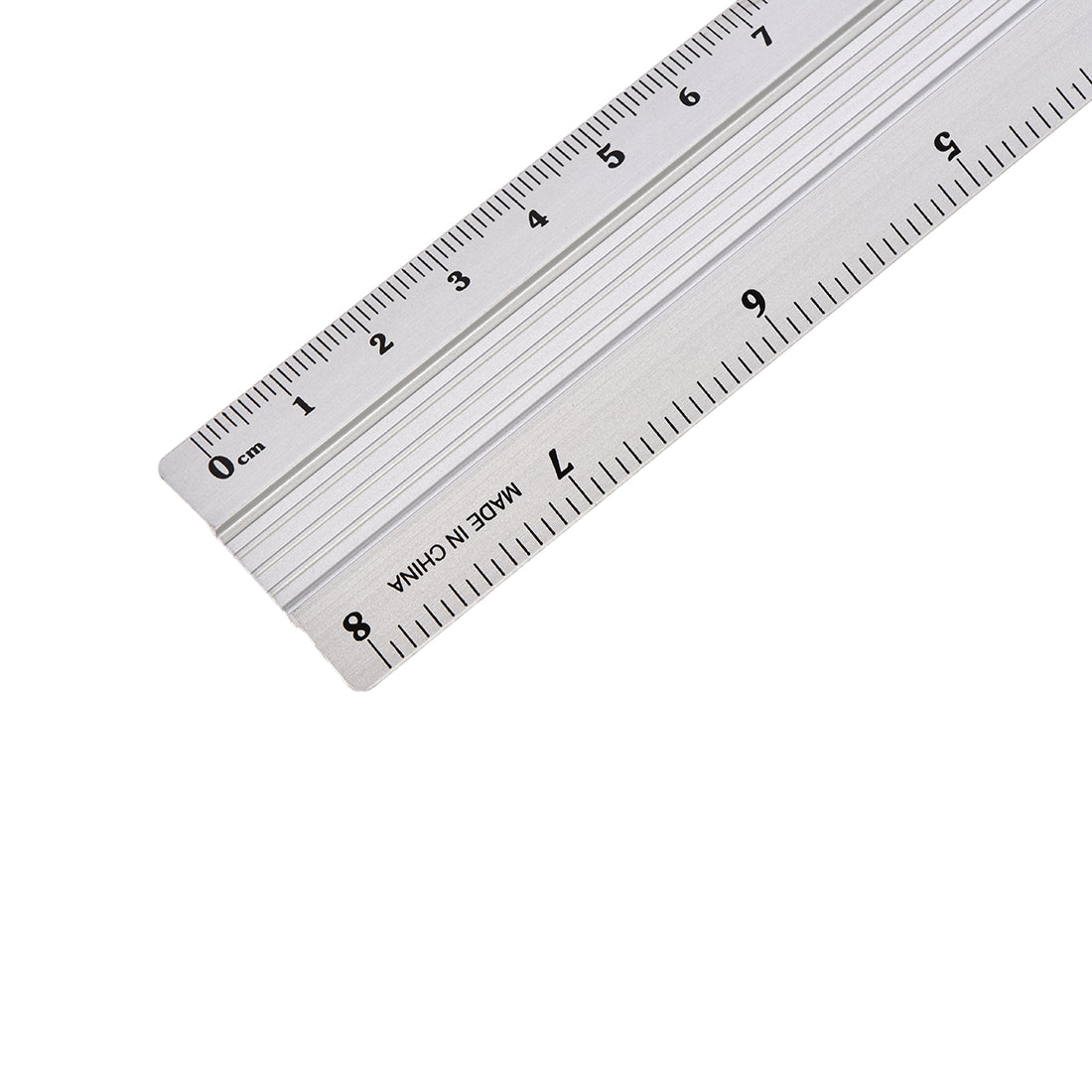 Harfington Aluminum Ruler Precision Bevel Edge Metal Ruler Metric and Imperial Rulers