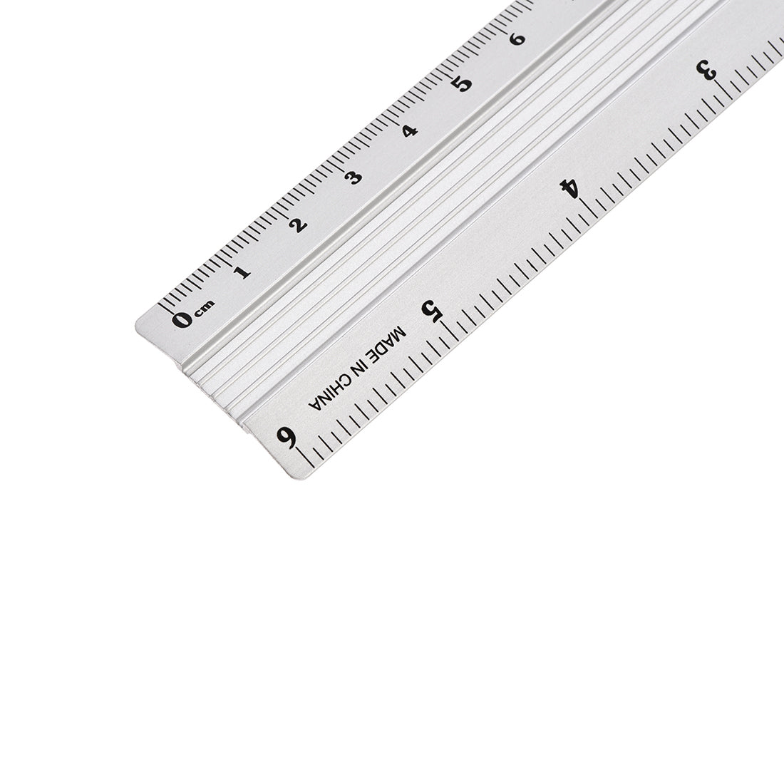 Harfington Aluminum Ruler Precision Bevel Edge Metal Ruler Metric and Imperial Rulers