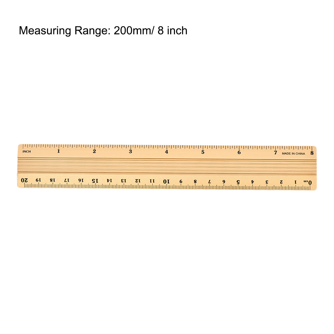Harfington Aluminum Ruler Precision Bevel Edge Metal Ruler Metric and Imperial Rulers