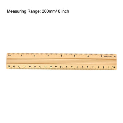 Harfington Aluminum Ruler Precision Bevel Edge Metal Ruler Metric and Imperial Rulers