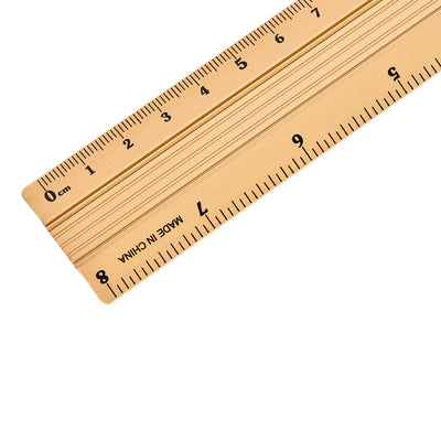 Harfington Aluminum Ruler Precision Bevel Edge Metal Ruler Metric and Imperial Rulers