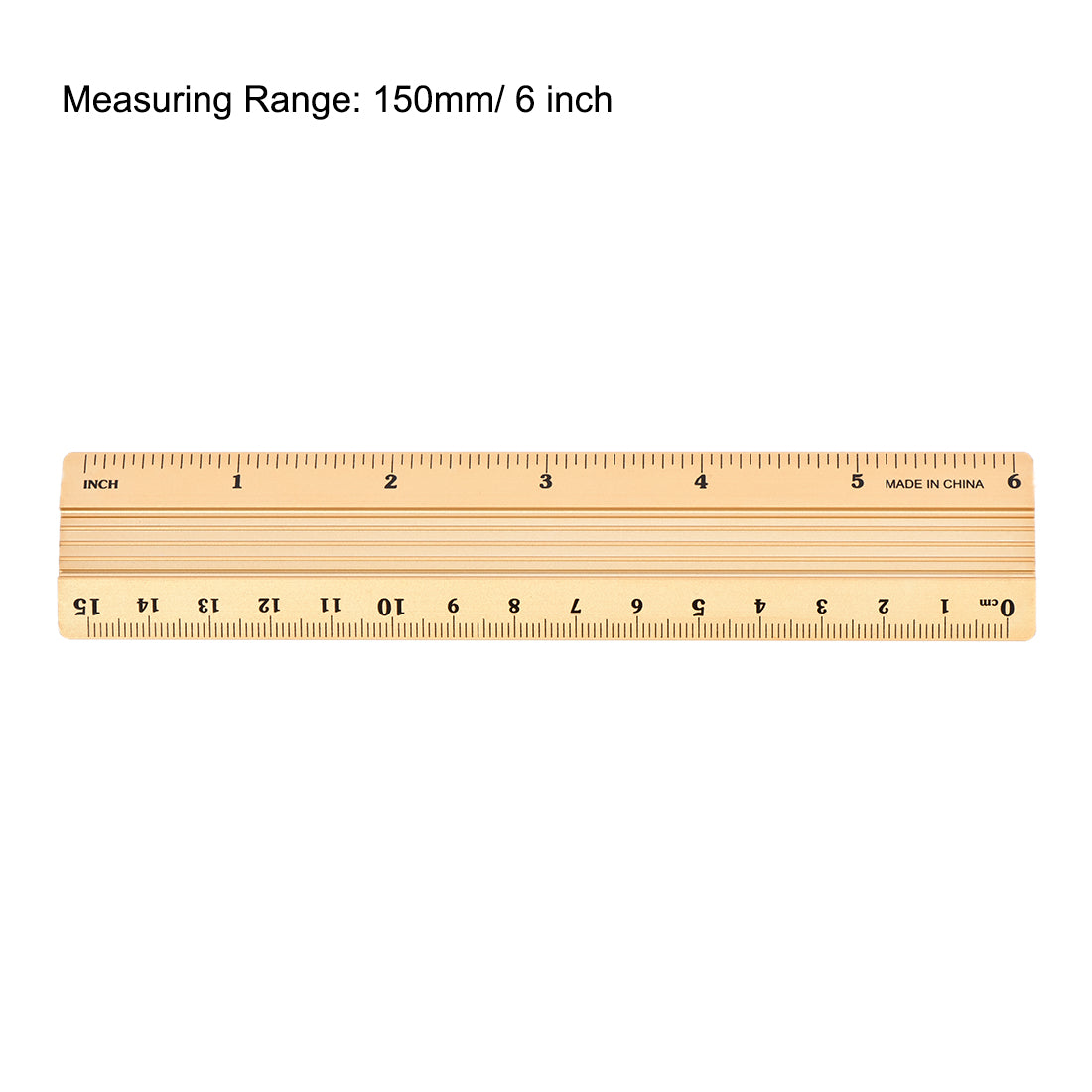 Harfington Aluminum Ruler Precision Bevel Edge Metal Ruler Metric and Imperial Rulers