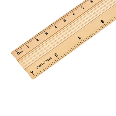 Harfington Aluminum Ruler Precision Bevel Edge Metal Ruler Metric and Imperial Rulers