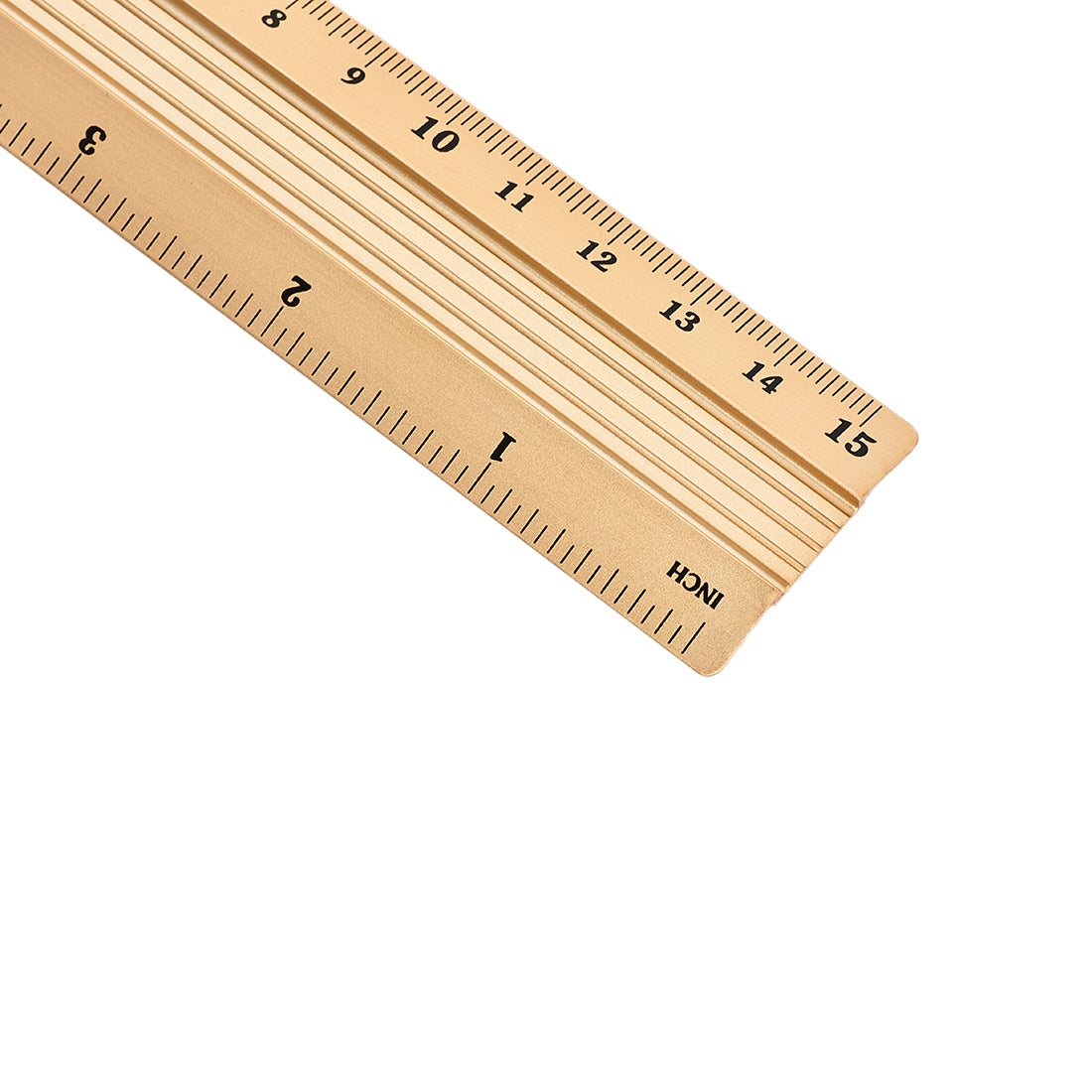 Harfington Aluminum Ruler Precision Bevel Edge Metal Ruler Metric and Imperial Rulers