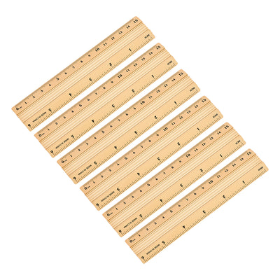 Harfington Aluminum Ruler Precision Bevel Edge Metal Ruler Metric and Imperial Rulers