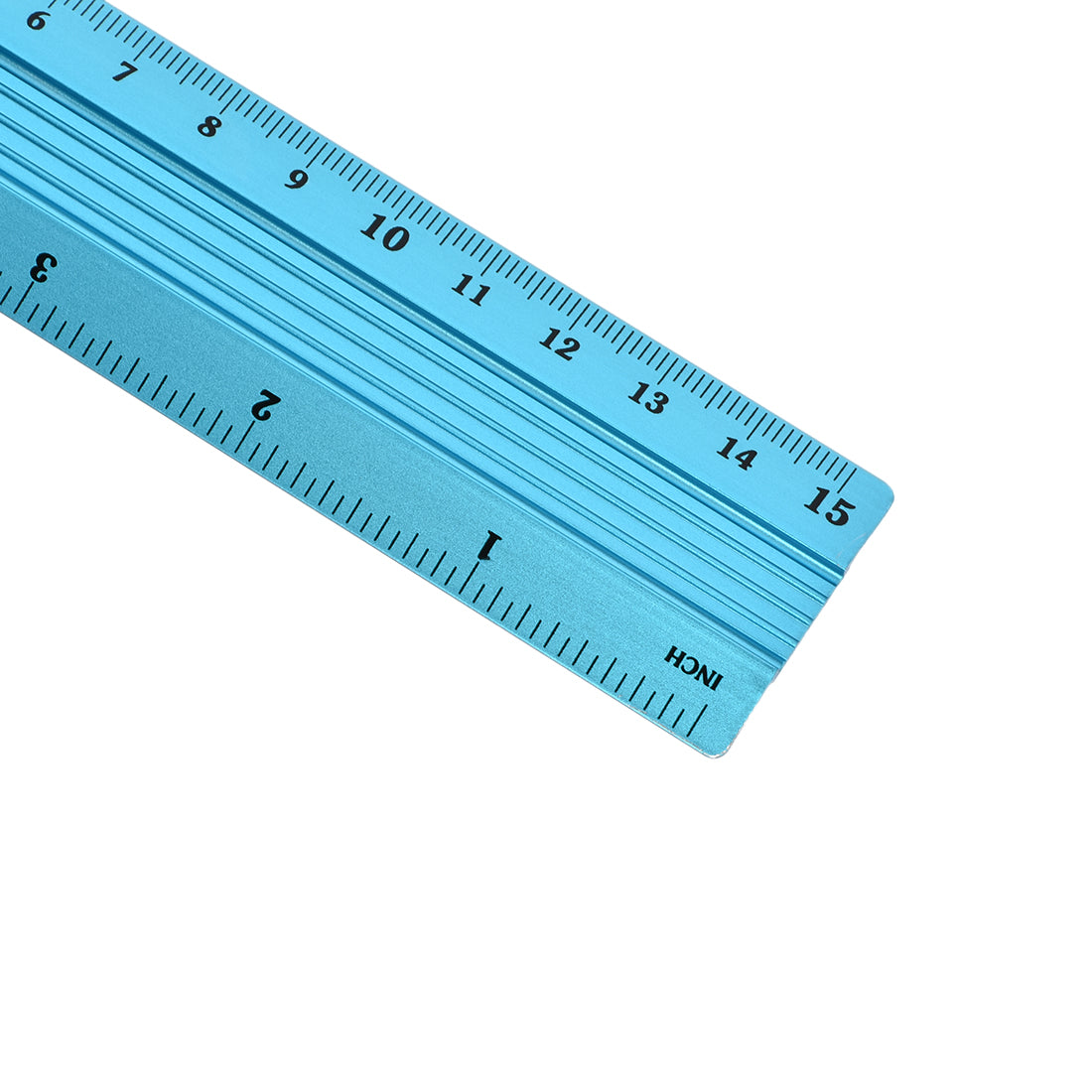 Harfington Aluminum Ruler Precision Bevel Edge Metal Ruler Metric and Imperial Rulers