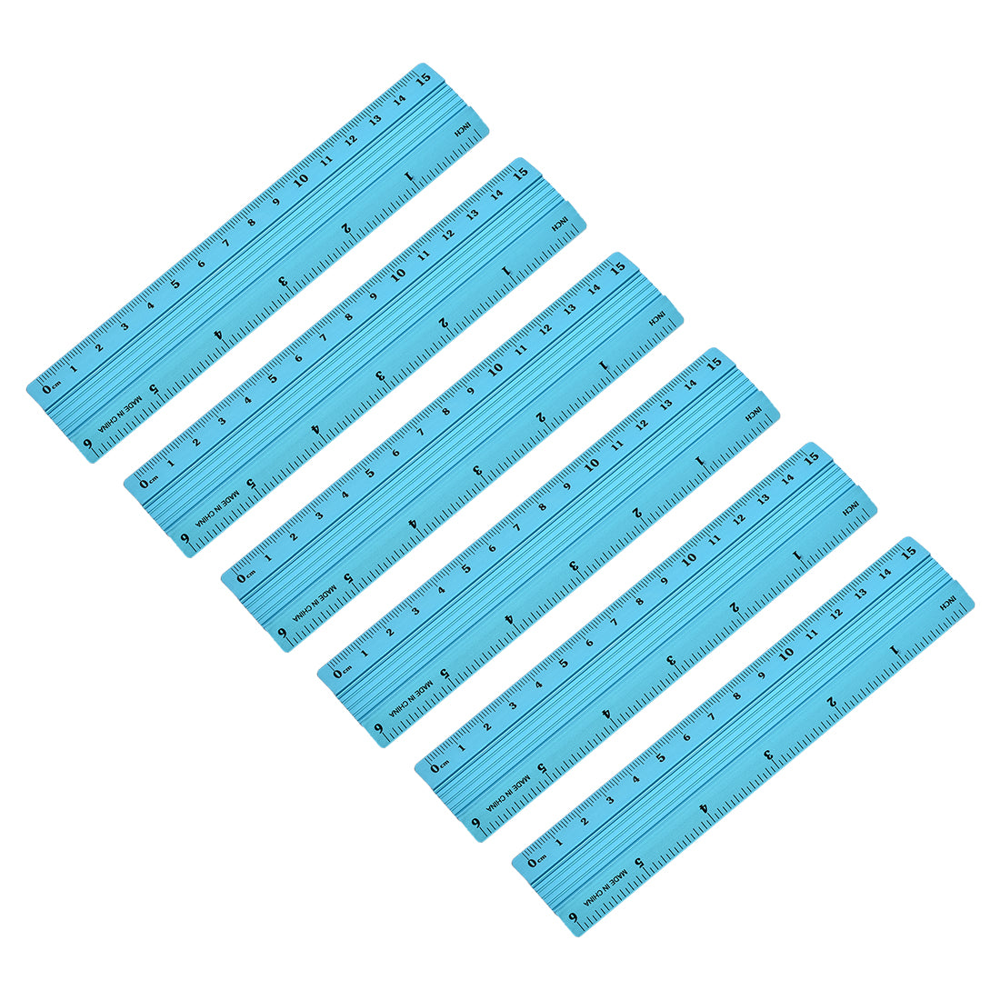 Harfington Aluminum Ruler Precision Bevel Edge Metal Ruler Metric and Imperial Rulers