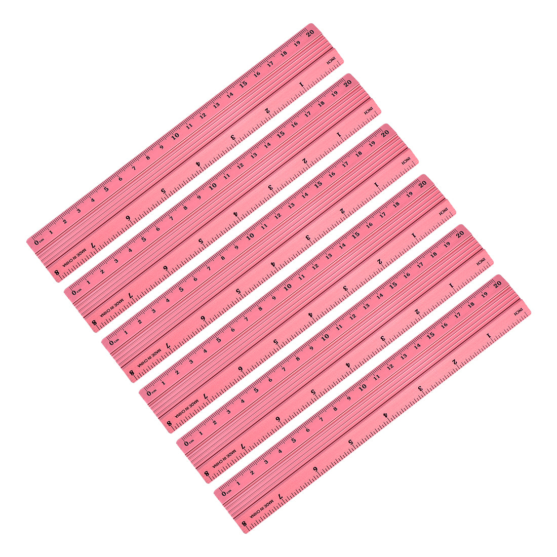 Harfington Aluminum Ruler Precision Bevel Edge Metal Ruler Metric and Imperial Rulers