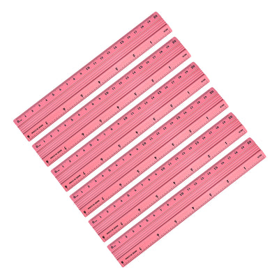 Harfington Aluminum Ruler Precision Bevel Edge Metal Ruler Metric and Imperial Rulers