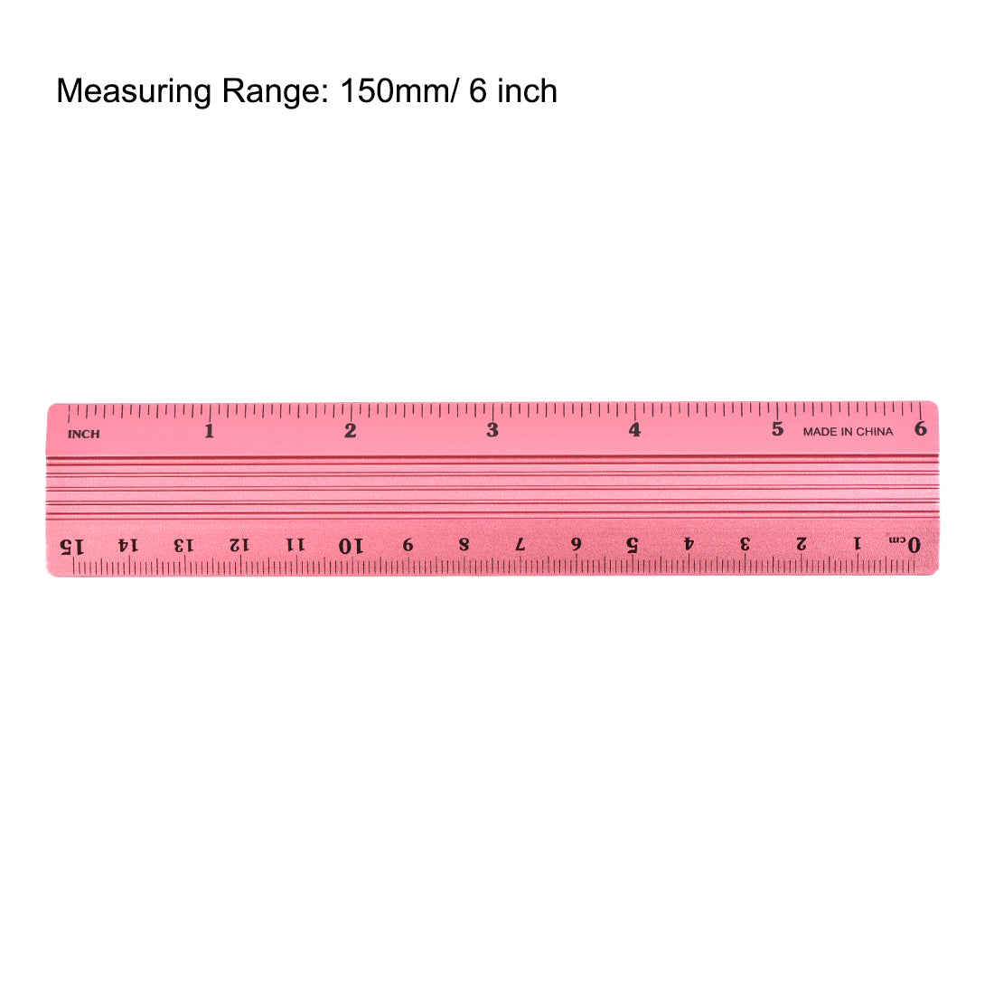 Harfington Aluminum Ruler Precision Bevel Edge Metal Ruler Metric and Imperial Rulers