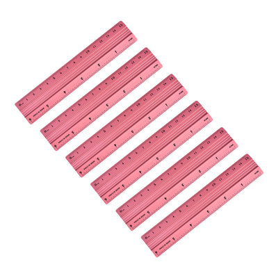 Harfington Aluminum Ruler Precision Bevel Edge Metal Ruler Metric and Imperial Rulers