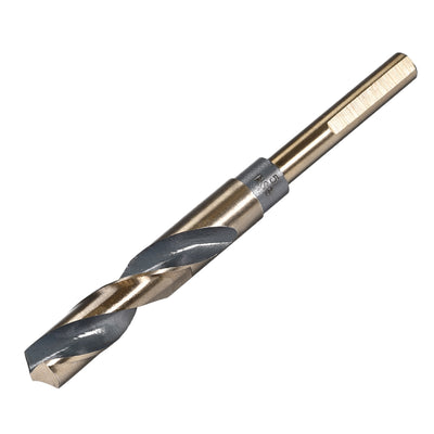 Harfington Reduced Shank Twist Drill Bits 15mm HSS 4341 with 10mm Shank 1 Pcs