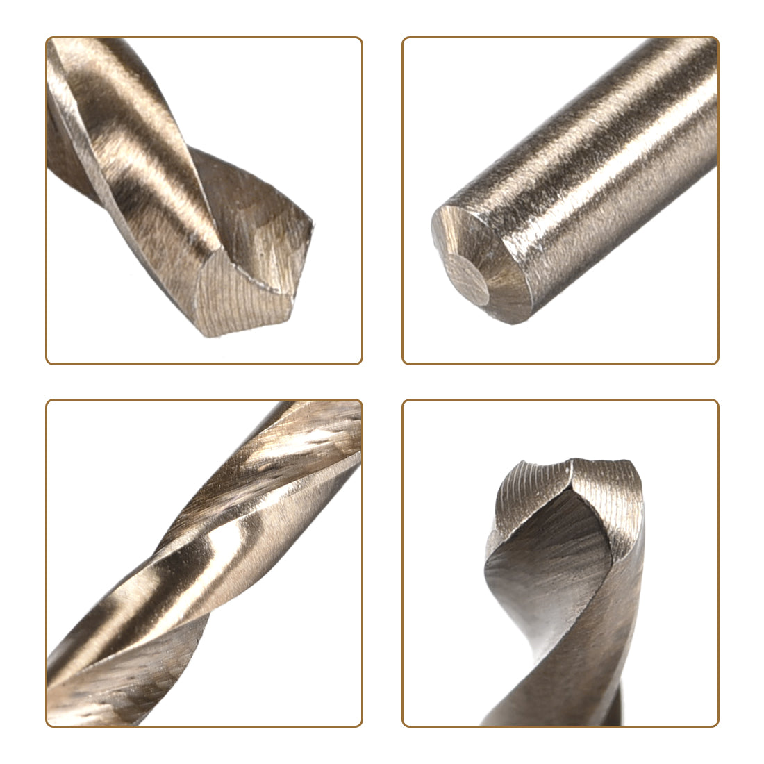 Harfington Reduced Shank Twist Drill Bits 2mm HSS 6542 with 2mm Shank 5 Pcs