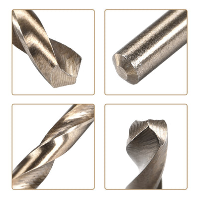 Harfington Reduced Shank Twist Drill Bits 2mm HSS 6542 with 2mm Shank 5 Pcs