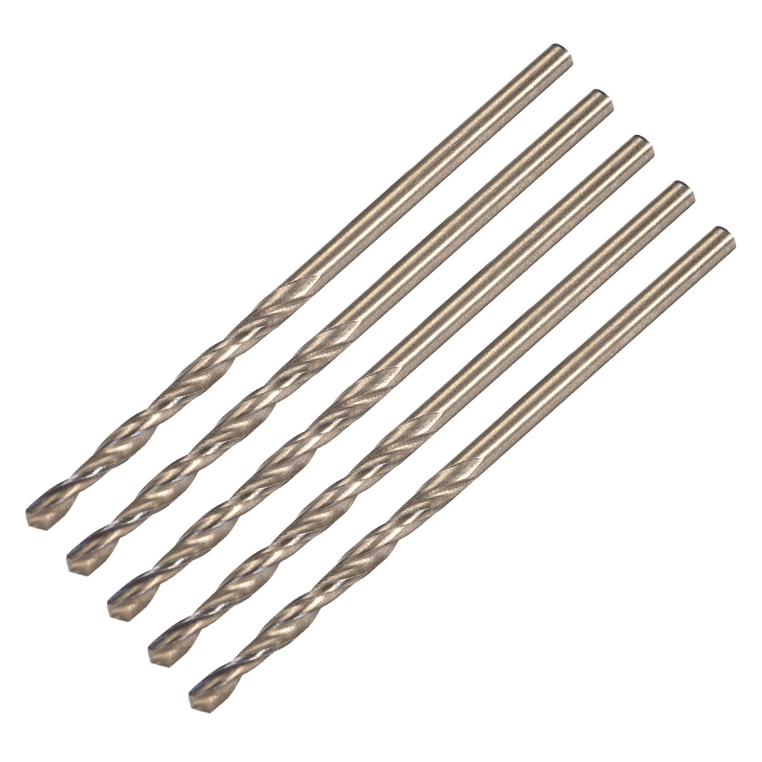 Harfington Reduced Shank Twist Drill Bits 2mm HSS 6542 with 2mm Shank 5 Pcs