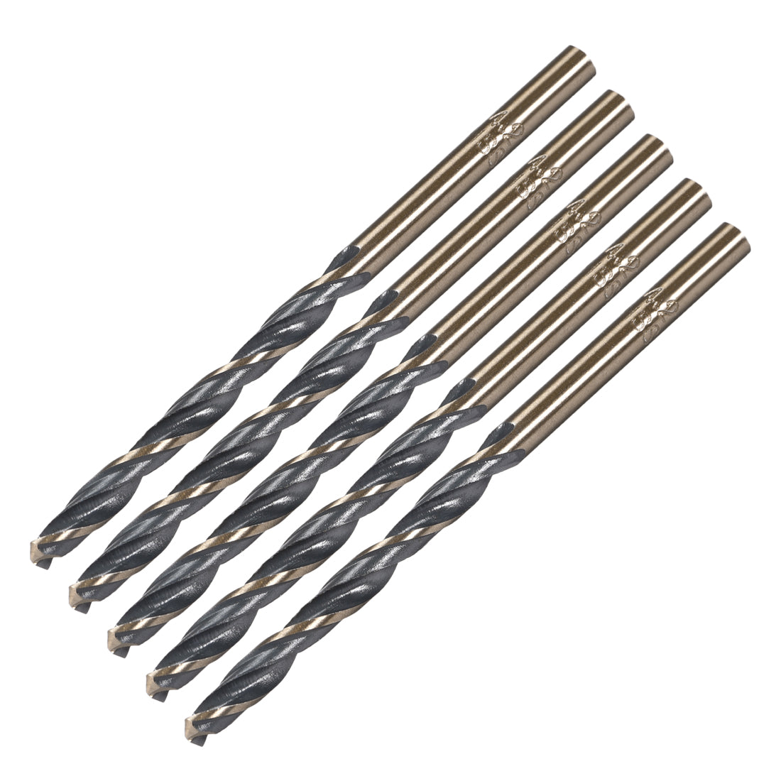 Harfington Reduced Shank Twist Drill Bits 4.2mm HSS 4341 with 4.2mm Shank 5 Pcs