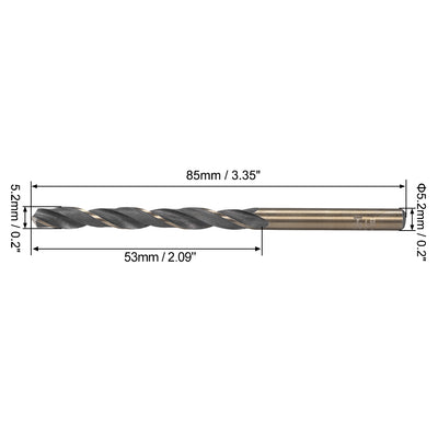 Harfington HSS 4341 Round Reduced Shank Twist Drill Bits