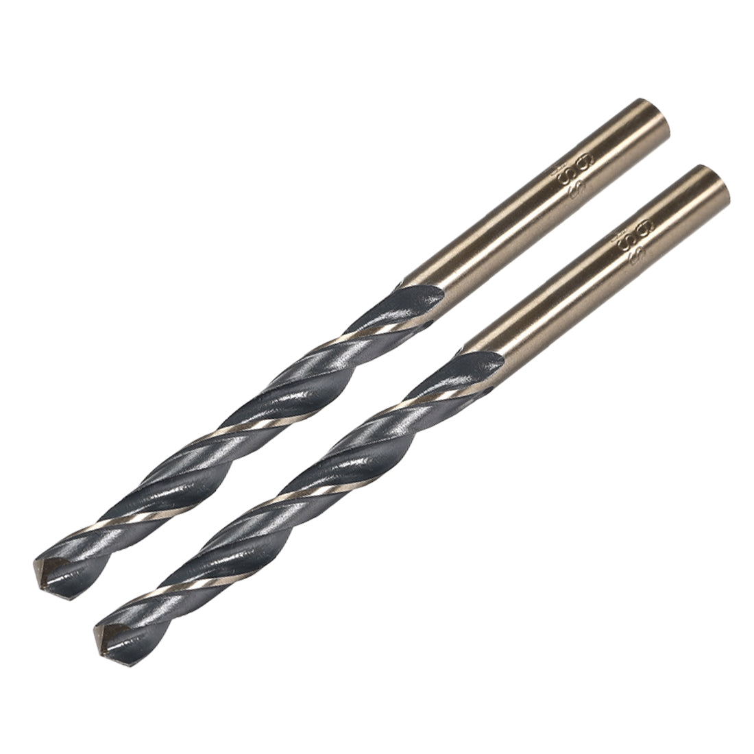 Harfington Reduced Shank Twist Drill Bits 6mm HSS 4341 with 6mm Shank 2 Pcs