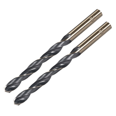Harfington Reduced Shank Twist Drill Bits 9mm HSS 4341 with 9mm Shank 2 Pcs