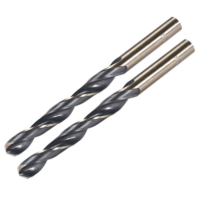 Harfington Reduced Shank Twist Drill Bits 10mm HSS 4341 with 10mm Shank 2 Pcs
