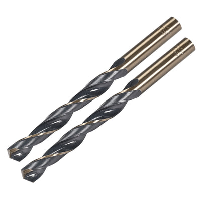 Harfington Reduced Shank Twist Drill Bits 10.5mm HSS 4341 with 10.5mm Shank 2 Pcs
