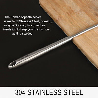 Harfington 14" Stainless Steel Soup Spoon Ladle Kitchen Serving Utensil for Cooking Baking