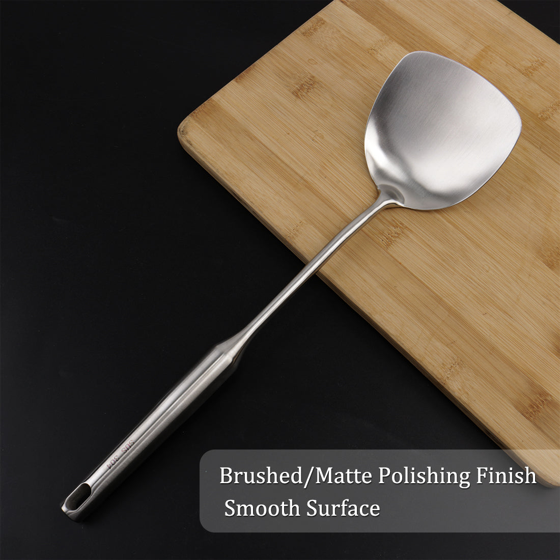 Harfington 14.8" Stainless Steel Turner Heat Resistant Non-stick Cookware Cooking Baking