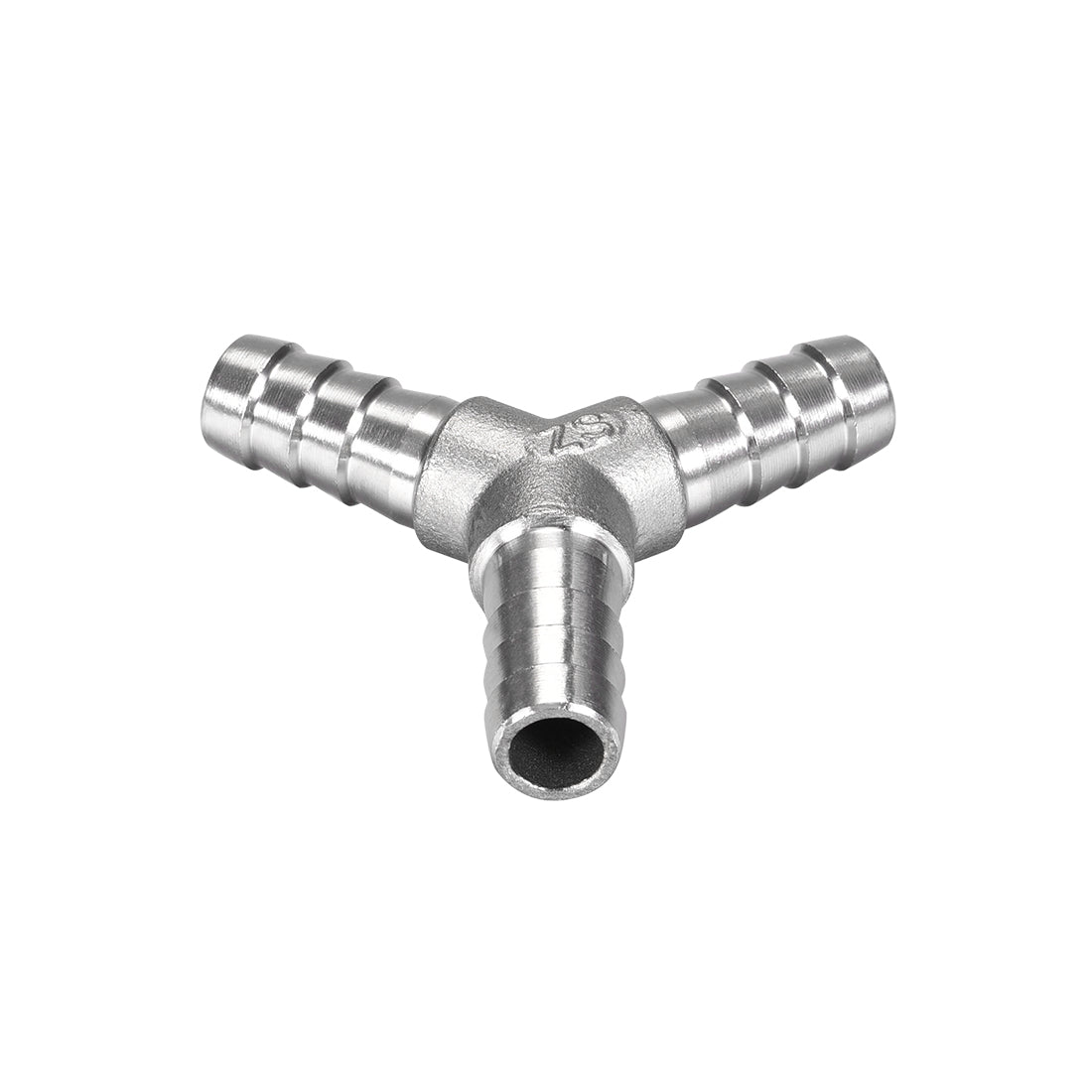 Harfington 15/32-Inch (12mm) Hose ID Barb Fitting Stainless Steel 3 Way Y Shaped Union Home Brew Fitting