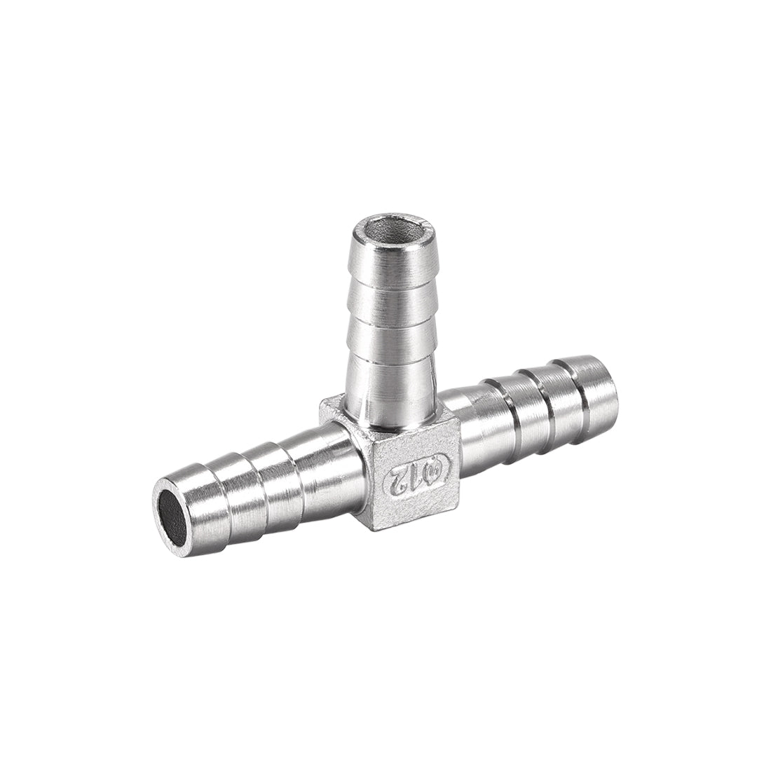 Harfington 15/32-Inch (12mm) Hose ID Barb Fitting Stainless Steel 3 Way T Shaped Union Home Brew Fitting