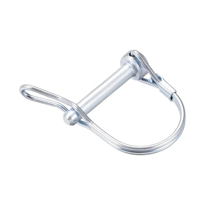 Harfington Shaft Locking Pin w Ear 6mmx35mm Coupler Pin for Farm Trailers Lawn Arch