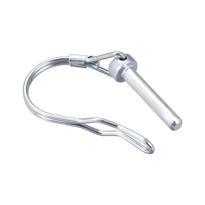 Harfington Shaft Locking Pin w Ear 6mmx35mm Coupler Pin for Farm Trailers Lawn Arch 3Pcs