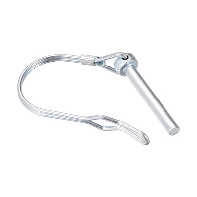 Harfington Shaft Locking Pin w Ear 6mmx45mm Coupler Pin for Farm Trailers Lawn Arch 5Pcs