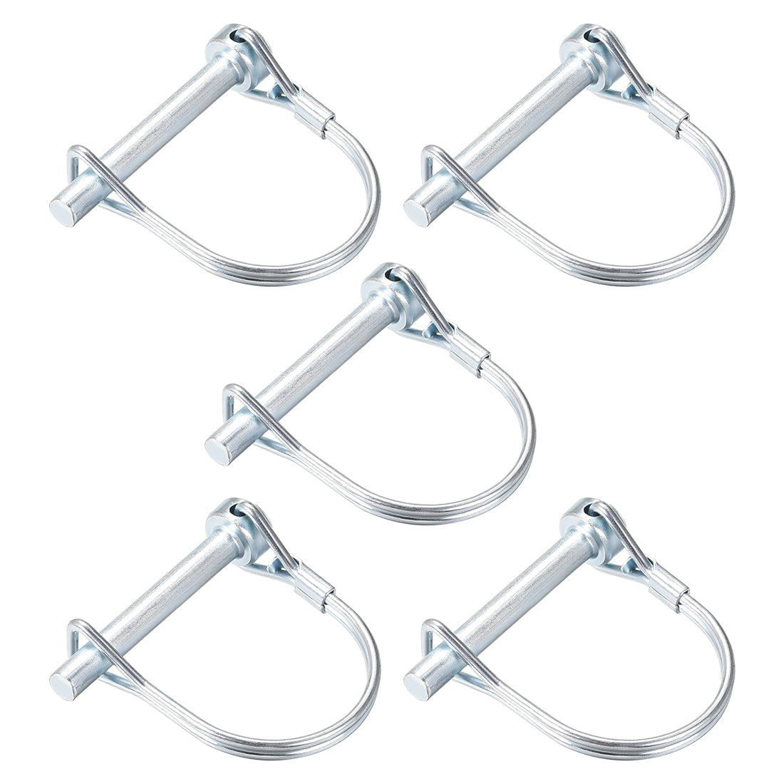 Harfington Shaft Locking Pin 6mmx45mm Coupler Pin for Farm Trailers Lawn Arch 5Pcs