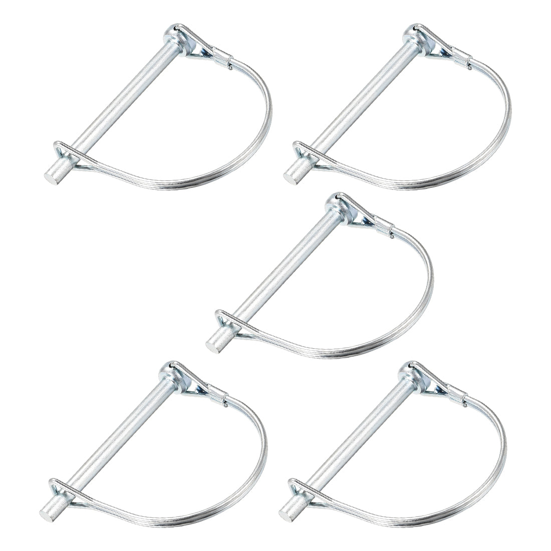 Harfington Shaft Locking Pin 6mmx70mm Coupler Pin for Farm Trailers Lawn Arch 5Pcs