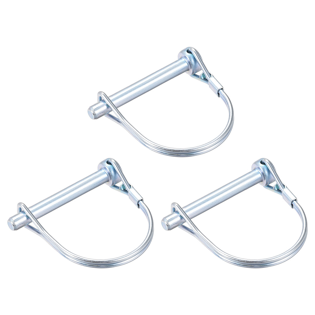 Harfington Shaft Locking Pin 6.3mmx50mm Coupler Pin for Farm Trailers Lawn Arch 3Pcs