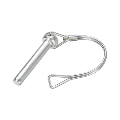 Harfington Shaft Locking Pin 8mmx50mm Coupler Pin for Farm Trailers Lawn Arch 3Pcs