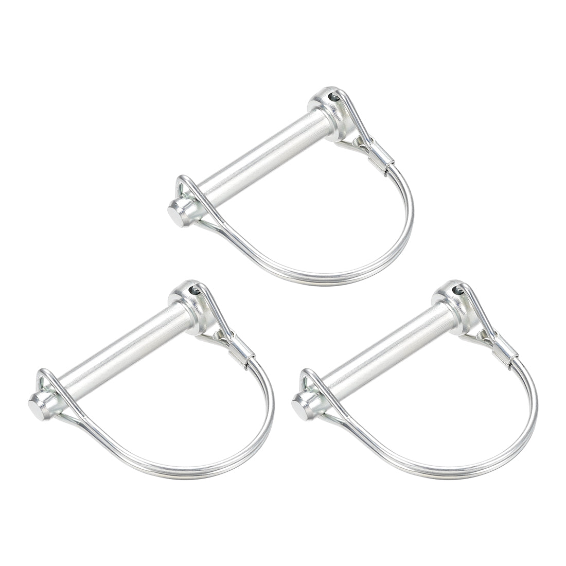 Harfington Shaft Locking Pin 8mmx50mm Coupler Pin for Farm Trailers Lawn Arch 3Pcs
