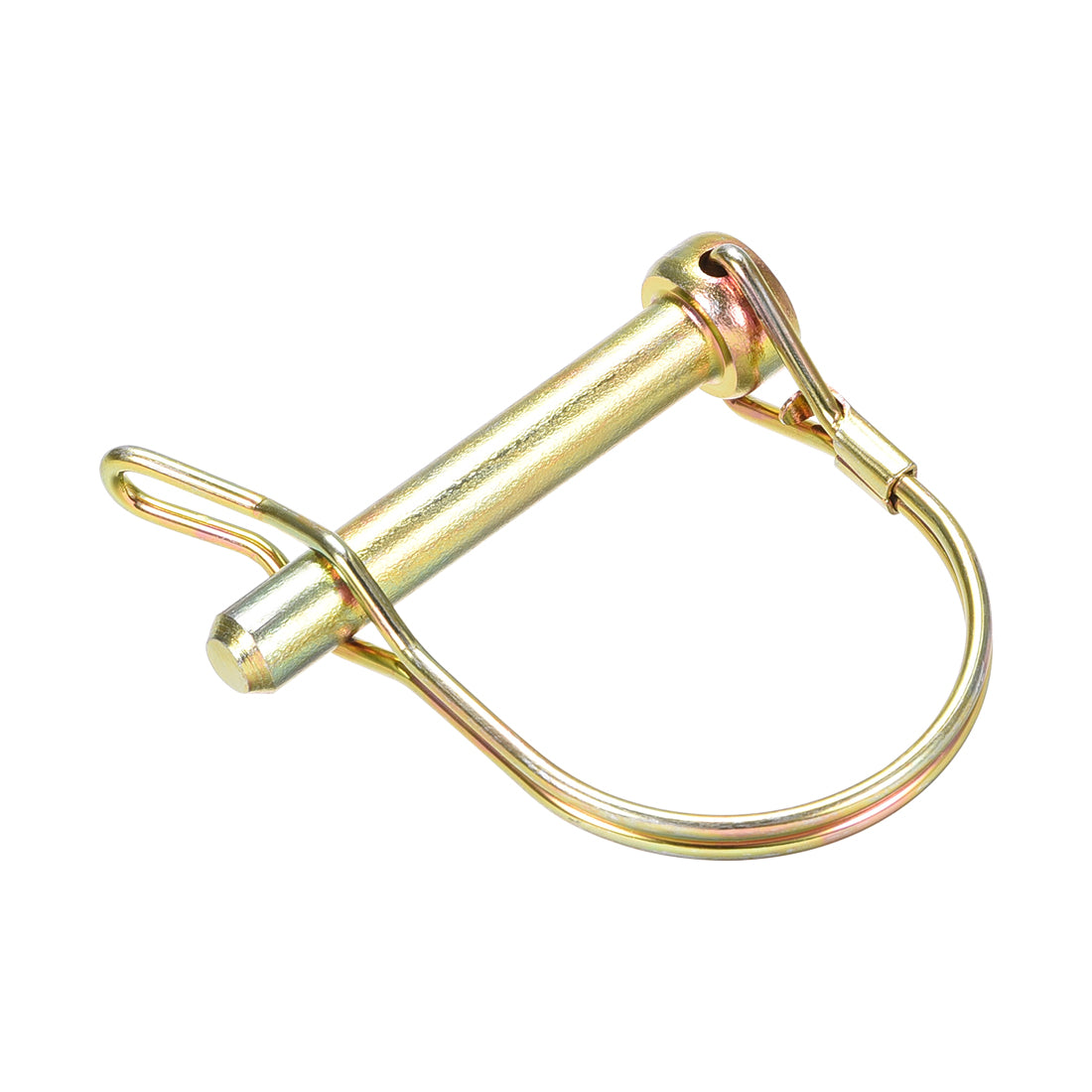 Harfington Shaft Locking Pin w Ear 8mmx50mm Coupler Pin for Farm Trailers Lawn Arch