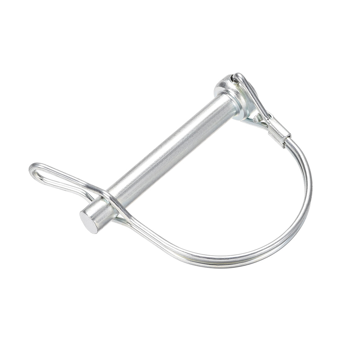 Harfington Shaft Locking Pin w Ear 8mmx60mm Coupler Pin for Farm Trailers Lawn Arch