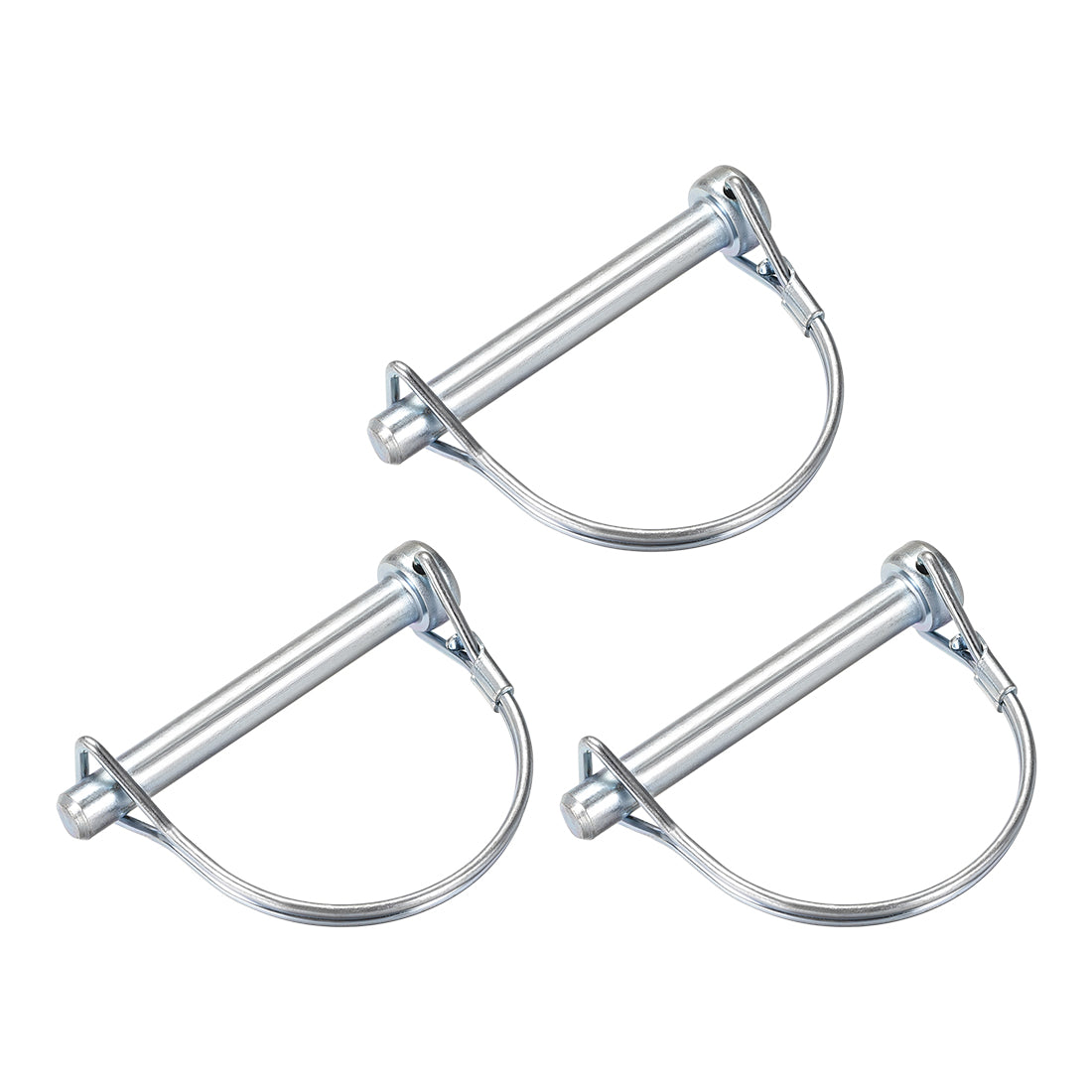 Harfington Shaft Locking Pin 8mmx65mm Coupler Pin for Farm Trailers Lawn Arch 3Pcs